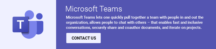 online meetings with Teams 