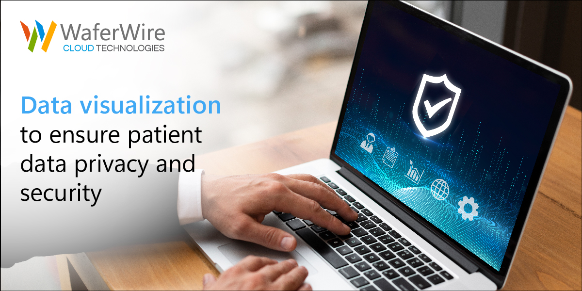 How can data visualization solutions ensure patient data privacy and security in healthcare?
