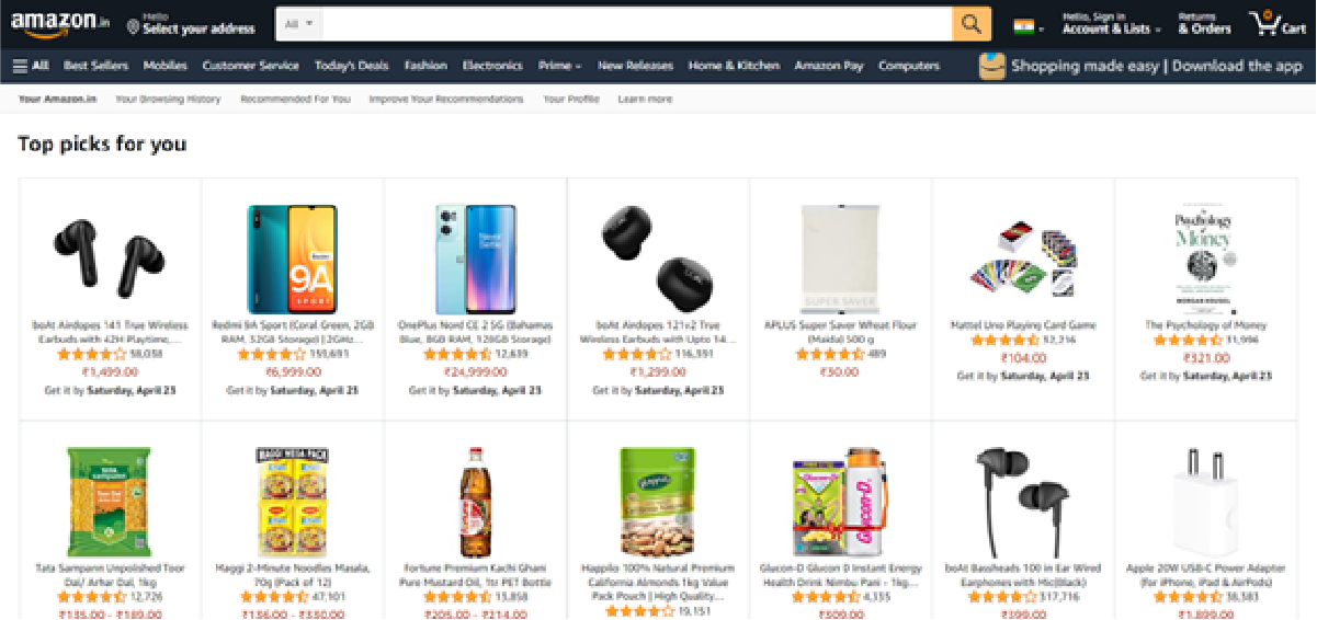 eCommerce-site